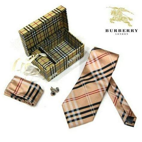 burberry tie cufflink set|Burberry tie on clearance.